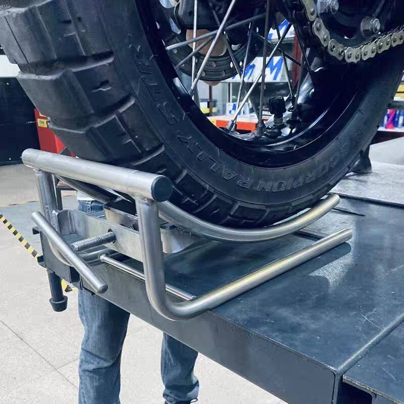 摩托车重机车维修工具起车架举升机后轮胎更换辅助起胎千斤顶省力