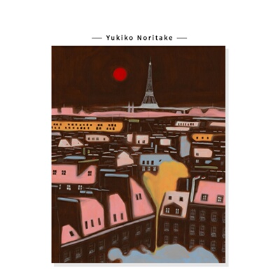 【Yukiko Noritake】中古风法式建筑插画小众ins风现代装饰挂画芯
