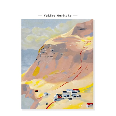 【Yukiko Noritake】法式中古小众插画ins风景治愈艺术装饰挂画芯
