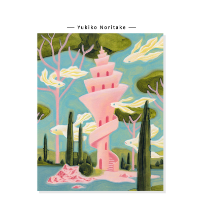 【Yukiko Noritake】法式中古金鱼插画ins小众复古艺术装饰挂画芯