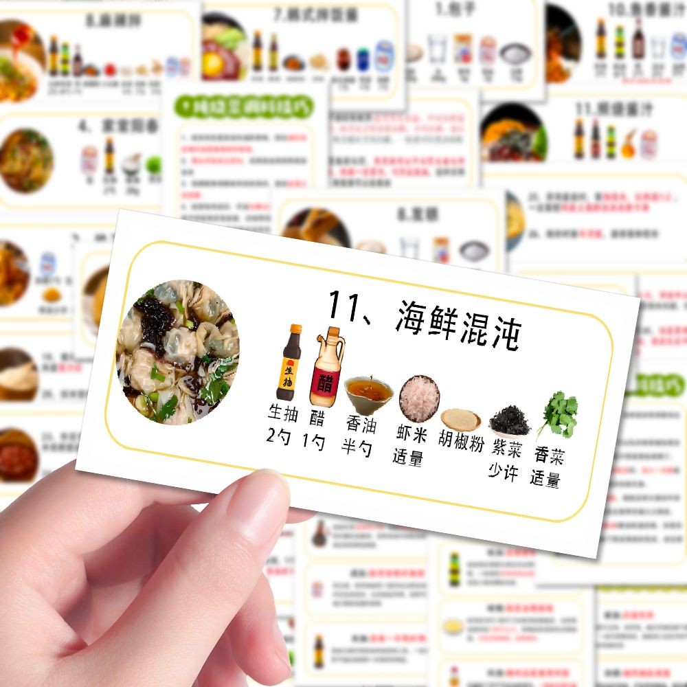 厨房小白做菜公式贴纸