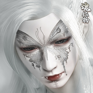 魂作物古风面具全脸男废土赛博蒸汽朋克万圣恐怖道具恶魔鬼假面罩