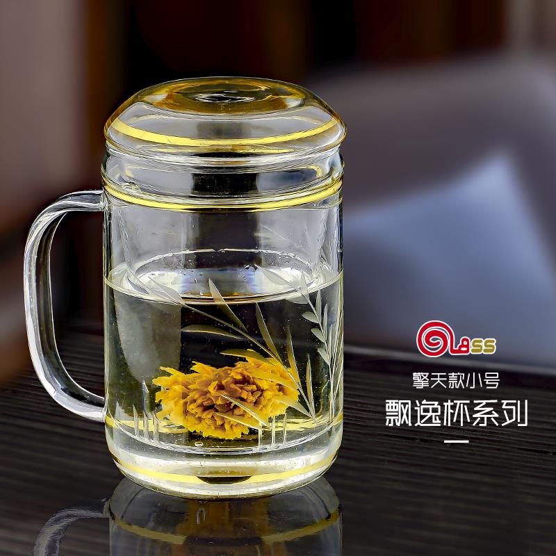 泡茶水分离杯飘逸杯耐热耐高温茶具玻璃高端家用带过滤办公室茶壶