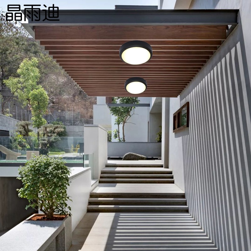 户外吸顶灯防水庭院室外别墅大门灯门口凉亭花园露台灯阳台灯顶灯