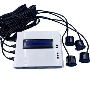 超声波测距传感器一拖四探头避障雷达模块显示可调距离继电器开关