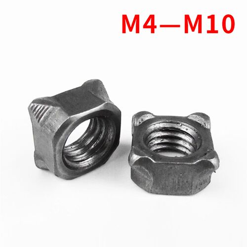 GB13680/DIN928四方焊接螺母/四角点焊螺母M4/M5M6M10