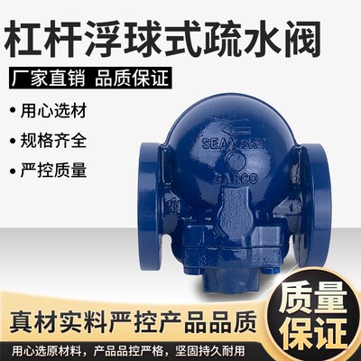 FT44H-16C杠杆浮球式蒸汽疏水阀印染蒸汽FT14H螺纹式节省蒸汽DN25