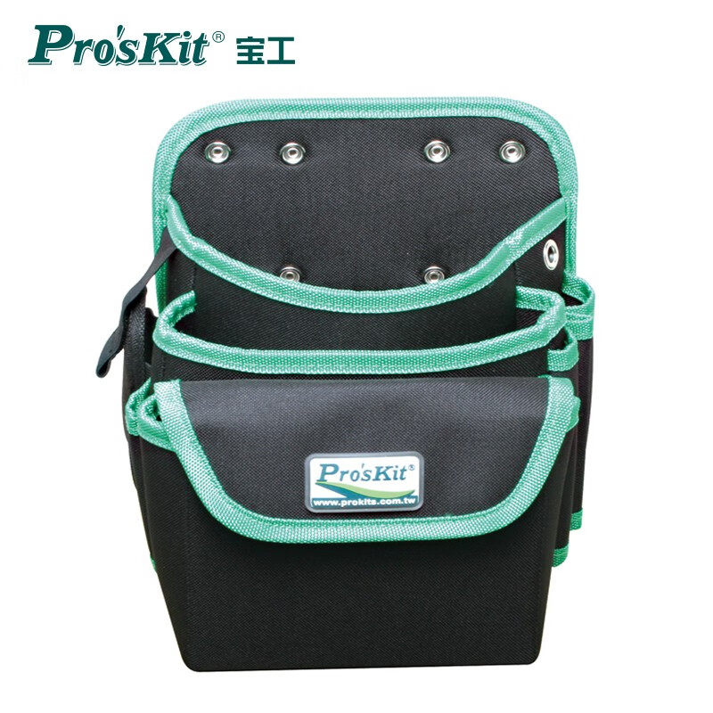 宝工Proskit ST-5105 三口式防泼水外修工具腰包(不含腰带)