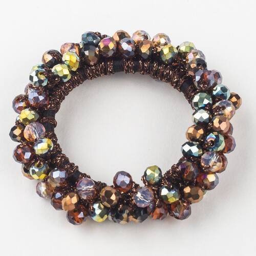 2026新款高档彩色水晶闪钻发圈