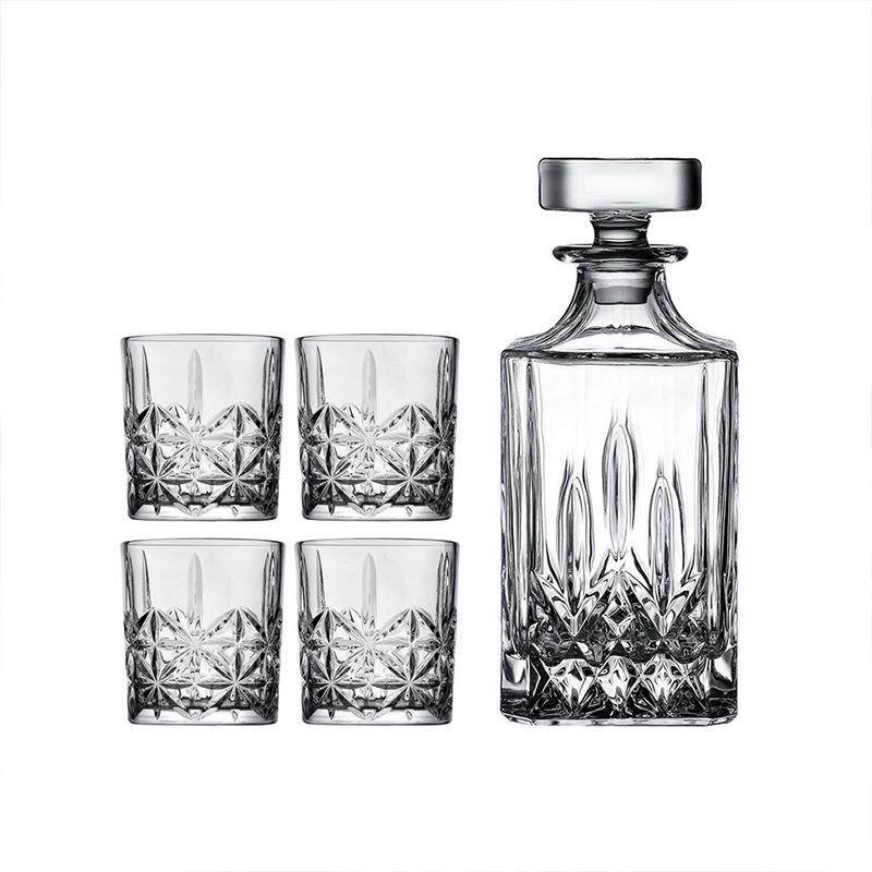 欧式样板间桌面轻奢高档酒具套装水晶杯酒杯托盘装饰摆件搭配组合
