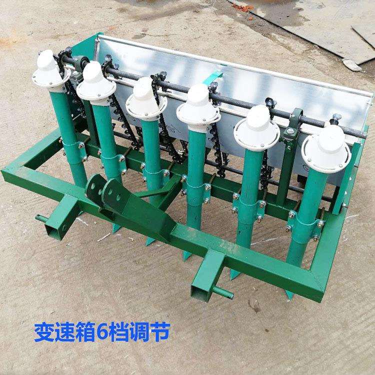 螺丝菜播种机6行宝塔菜种植机4行带滴灌带架子播种行距株距可调