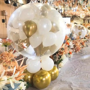 圆形地爆气球 天爆球空爆全套装制作工具结婚 婚礼爆破球喜庆开业