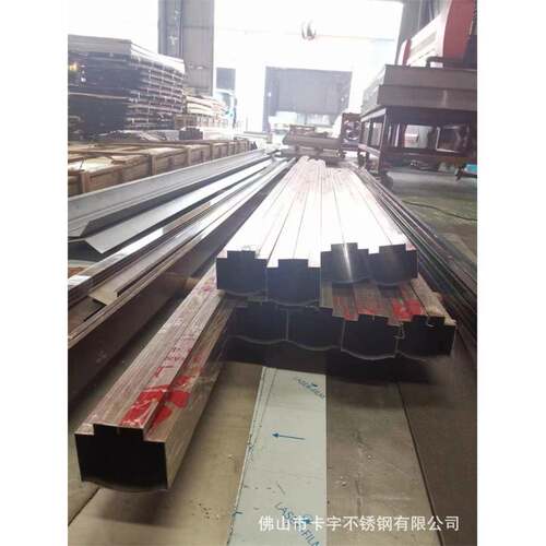 不锈钢长城板造型剪压刨工艺装饰工程装潢木纹板剪折刨木纹工艺