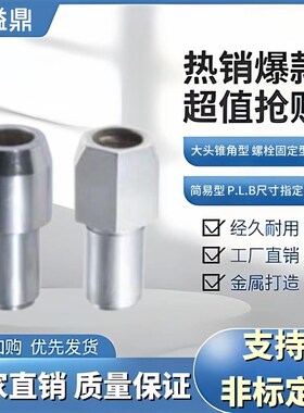 定位销 YCF41 D10 YCF51 D12 YCF45 YCF55 大头锥角型 螺栓固定型
