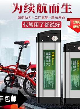 折叠车48V代驾车锂电池54V卡丁车原装60V电动车电瓶海霸银鱼36伏