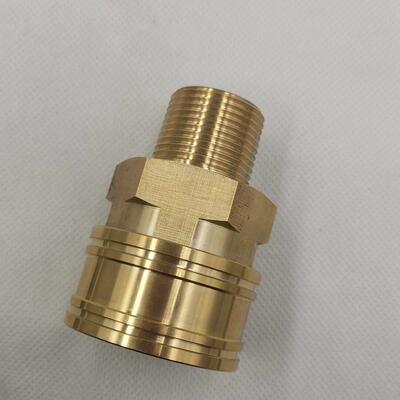 NITTO日东模具配件大流量快速接头6TSM黄铜母头6分外螺纹转接国产
