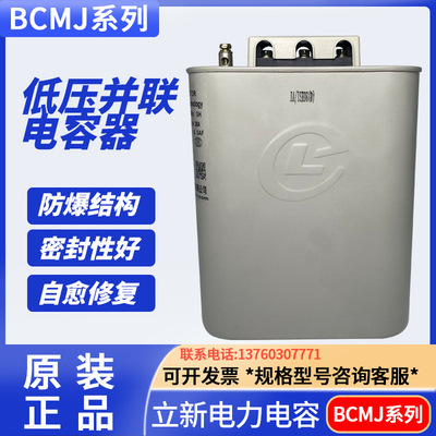 立新电力电容器BCMJ-0.44-15-315KVAR440V19.6A宁波立新电气