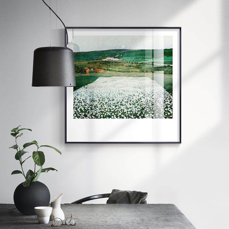 北欧小清新田园风格装饰画民宿床头客厅墙面挂画卧室餐厅风景壁画