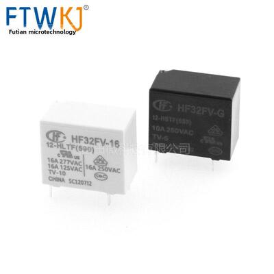 宏发继电器Hf32Fv-G -16 -5 12 24 -Hstf Hltf Htf Vdc设定常开