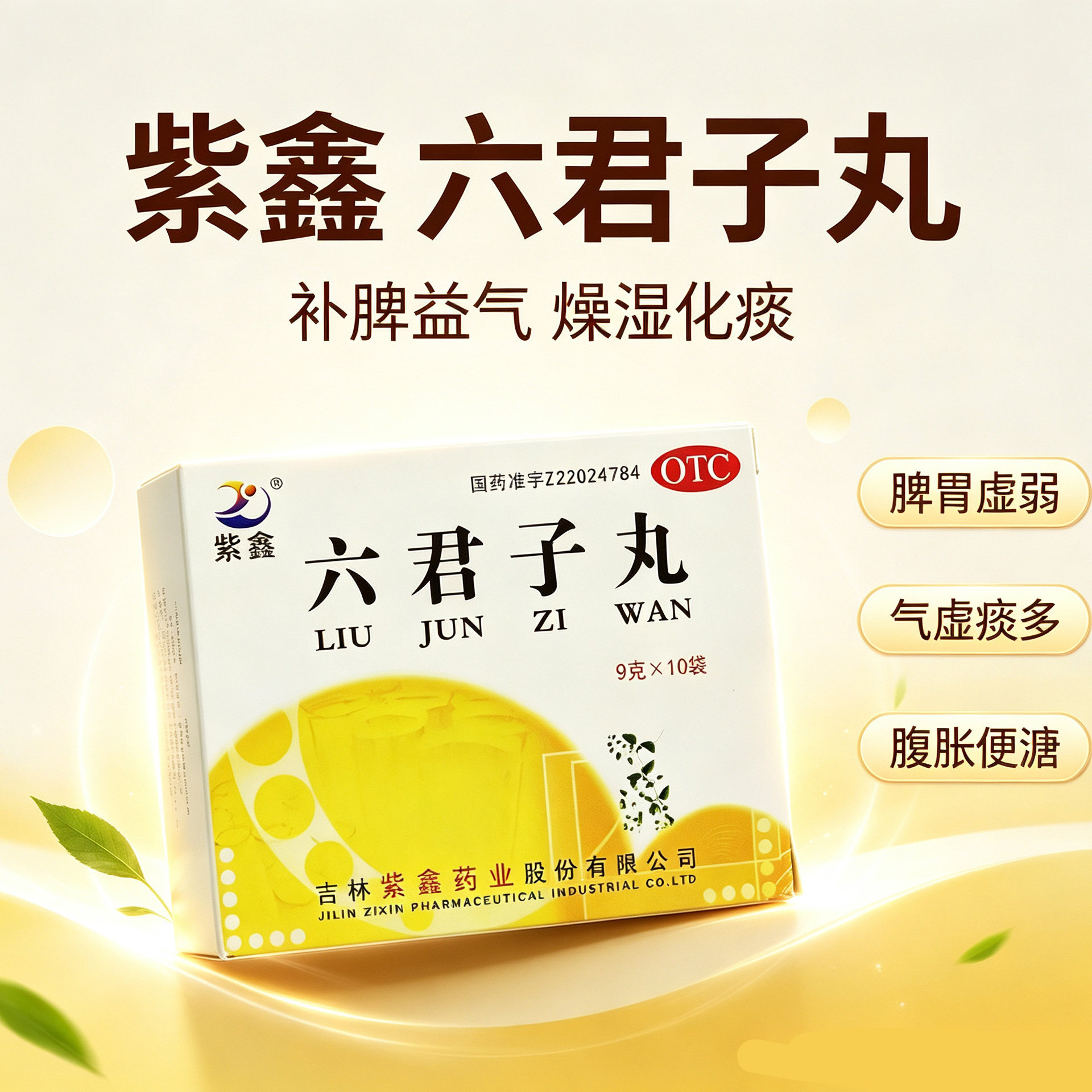 [紫鑫]六君子丸9g*10袋/盒