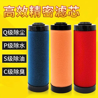 压缩空气精密过滤器滤芯QPS015/024/035 空压机油水分离器AWS除油