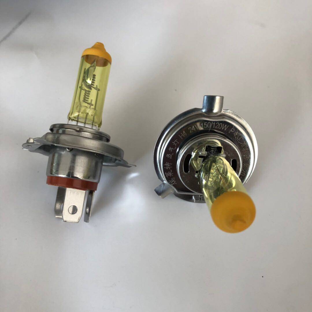 瑞莱特汽车灯泡超亮H4H1H7H3氙气灯12V24V货车灯雾灯远近光黄金光
