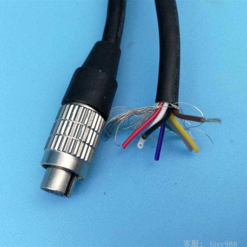HR25-7TP-8S 广濑8芯大恒 灰点 GIGE CCD工业相机8孔电源触发线