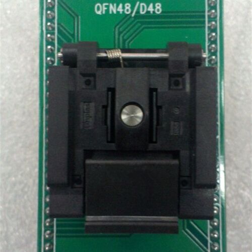 QFN48/D48测试座  QFN-48(52)BT-0.4-01烧录座 0.4和0.5MM间距