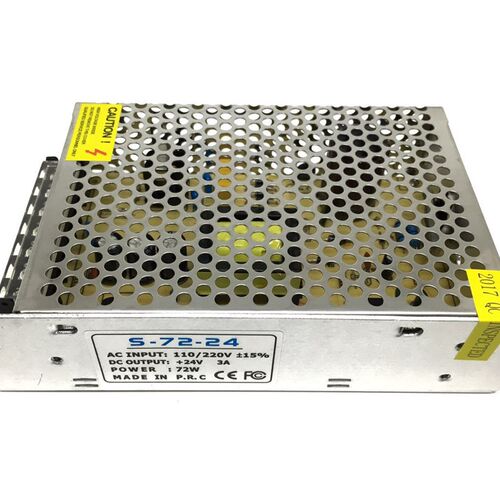 工业监控LED开关电源S-72-24直流电源转换器220V转24V3A变压器75W