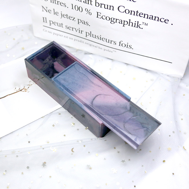 水晶滴胶多米诺套装盒子骨牌收纳置物硅胶模具创意树脂手工制作