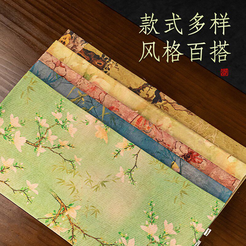 田园风香道席茶席香篆工具垫子收纳摆放桌布桌旗双面锦缎禅意香席