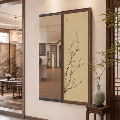隐藏式全身墙LM92240穿衣镜可推挂拉上暗客藏式隐形镜子入户门口