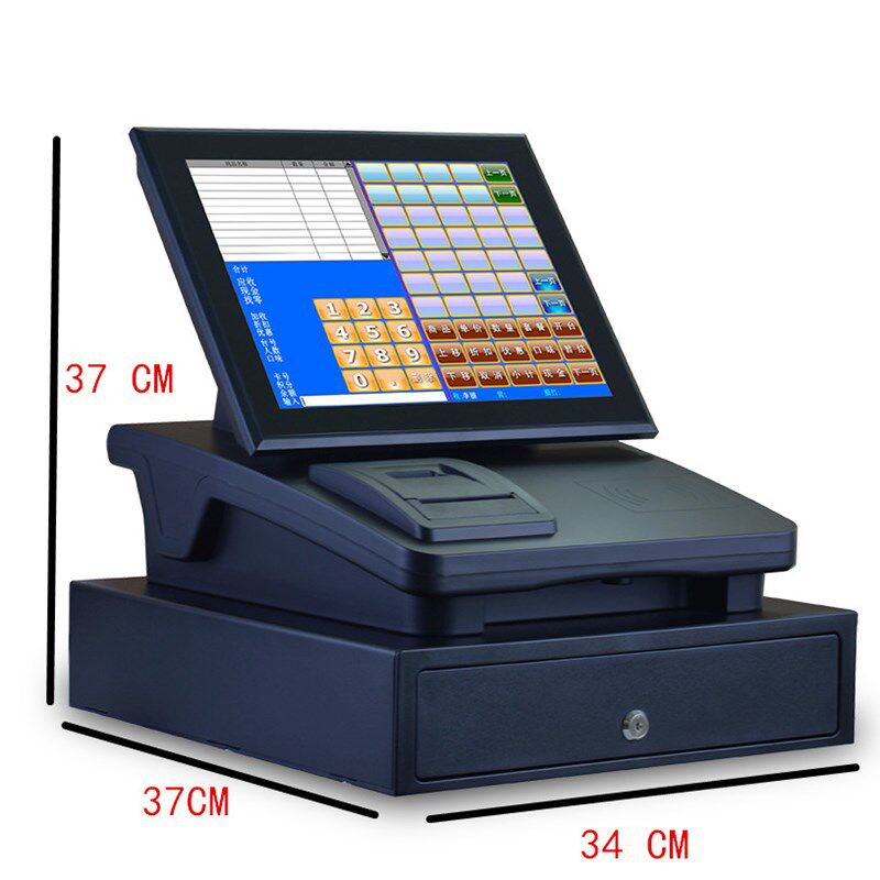 诺百利电容触摸屏收银机一体机钱箱C86C奶茶面馆快餐小吃店收款机