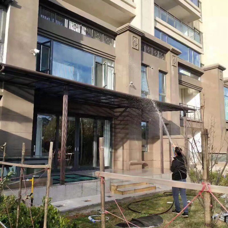 云南昆明铝合金雨棚户外防雨阳台别墅门头庭院屋檐阳光房均可安装
