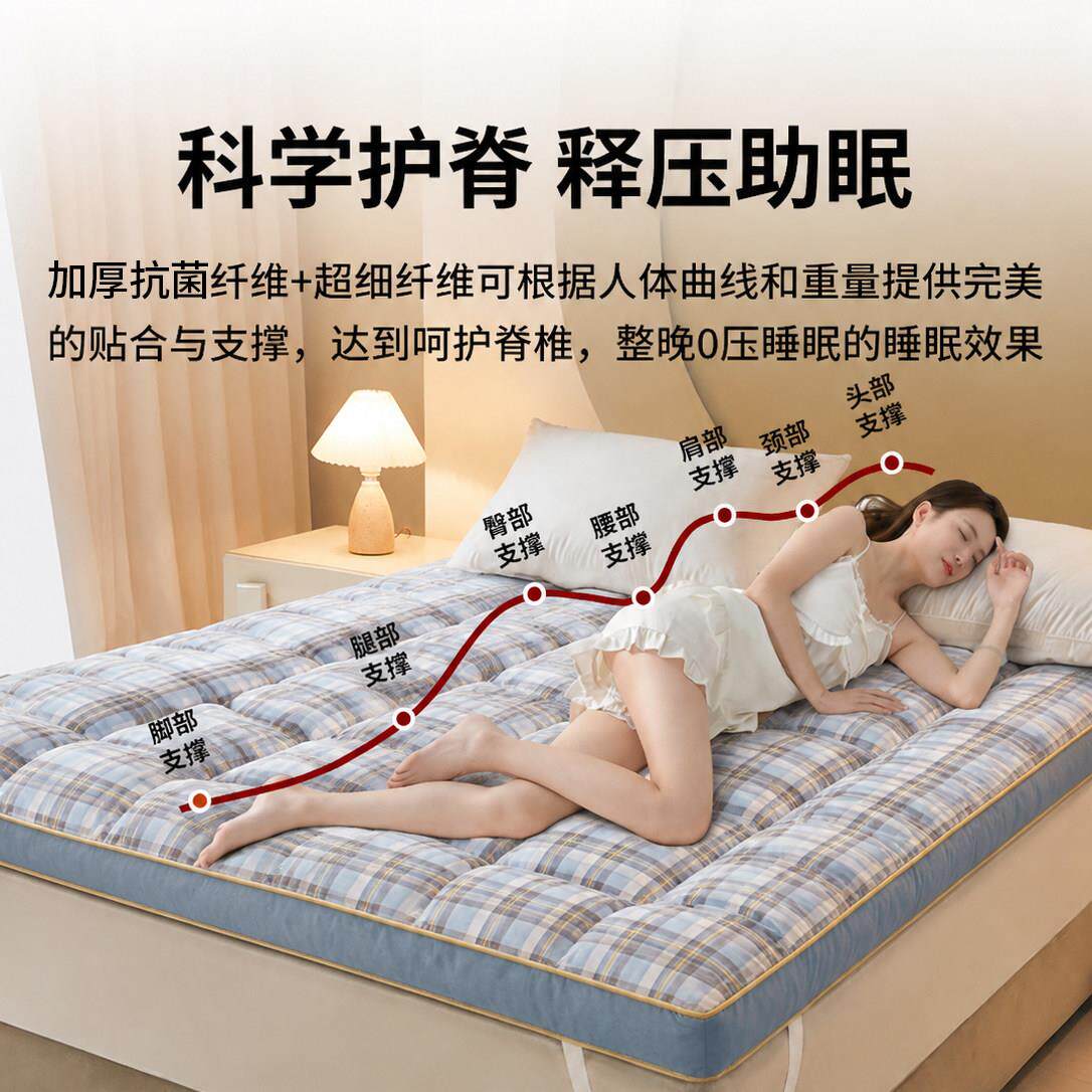 抗菌床垫家用卧室软床榻褥垫子80x200被20260725租房专用榻垫米垫