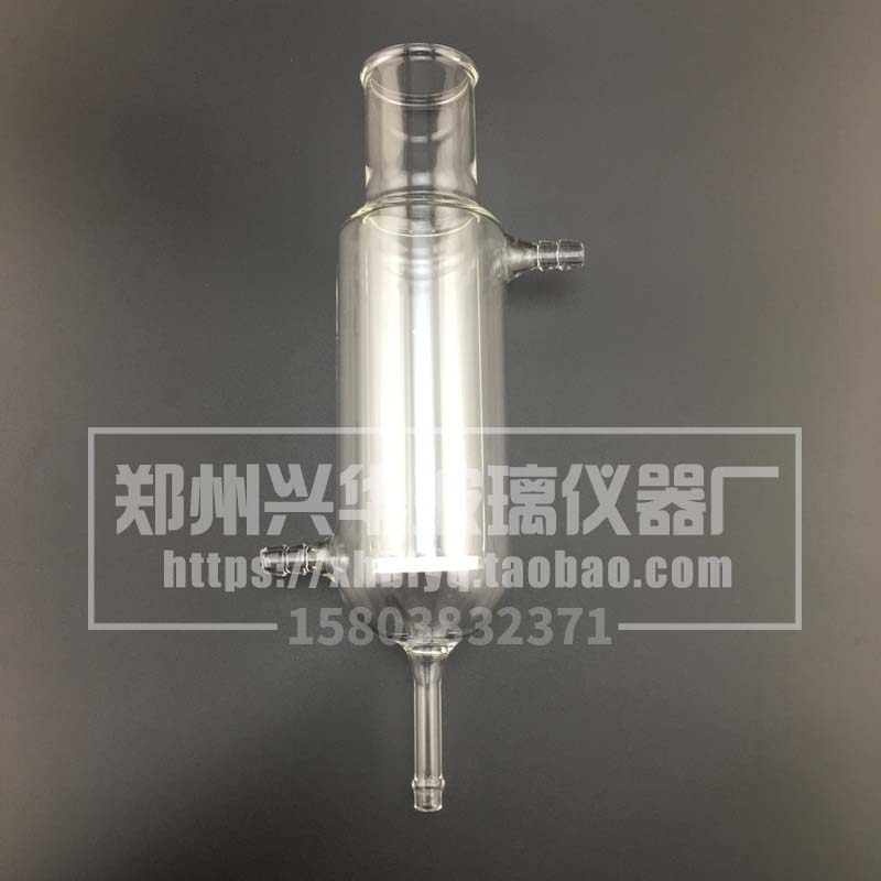 双层夹套砂芯层析柱夹层过滤器玻璃保温漏斗恒温多肽合成反应器釜