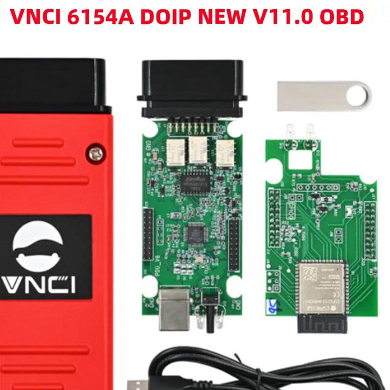 vci 6154A支持Can Fd/Doip,适用于大众奥迪专用检测工具,可替代Sv - 实物图