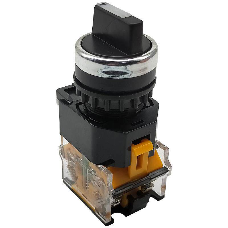 22mm瑞沃尔选择旋转换按钮开关LA38-11X2 20X3两三档自锁常开常闭