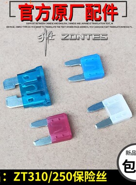 升仕ZT250-S ZT310-X-R-T旅行拉力摩托车15A保险丝插片电池10 25A