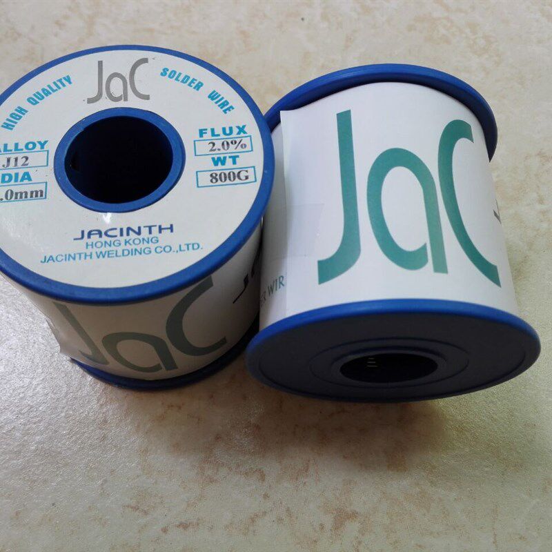 JAC J12 800G 0.8MM焊锡丝 带松香 1.0MM 焊锡条 优质焊锡线 J9