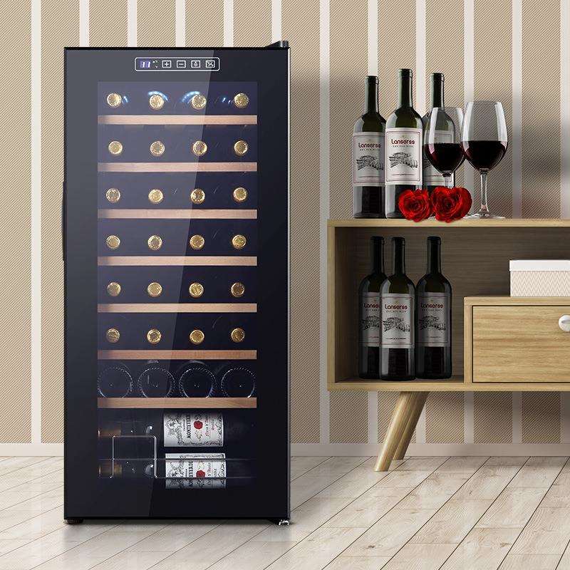 智能恒温酒柜红酒酒柜实木商用酒柜220v/110v红酒柜工厂供应