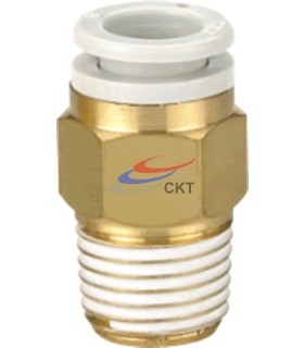 CKT品牌国产快插接头螺纹直通KQ2H12-02S 10个装