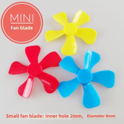 5叶小风叶迷你mini螺旋桨usb手持风扇叶模型配件船模玩具电机配件
