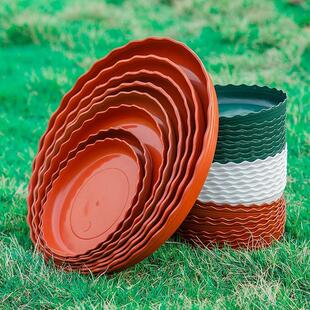 花盆托 托盘塑料底盘接水盘加厚底座大号树脂加仑圆形接水花盘垫