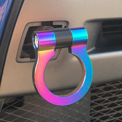 汽车改装装饰前杠拖车钩现代翼神飞度GK5比亚迪F0雨燕起亚牵引钩