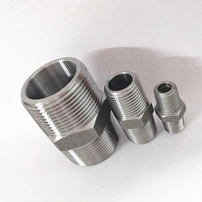 加厚高压碳钢六角外丝2000LB外丝束接内接头20#钢异径外丝变径接