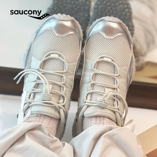 Saucony索康尼SURGE SPIKES 80S复古芭蕾鞋女时尚百搭女鞋德迅鞋