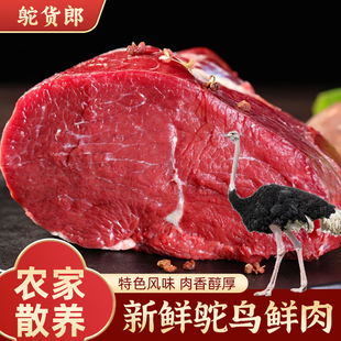 新鲜鸵鸟肉10斤 鸵鸟肉熟食  散养大鸵鸟蛋鸵鸟掌+筋火锅烧烤食材