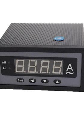 AOB184I-5K1 96*48带上下限报警交流电流表 继电器输出 量程可设