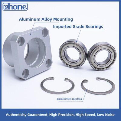 带扣环双轴承座支撑的方形法兰轴承座总成Bgsb方形双轴承座Kbes